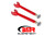 BMR 16-17 6th Gen Camaro Upper Control Arms Single Adj. Rod Ends - Red