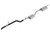 Borla 2020 Jeep Gladiator JT 3.6L V6 AWD 2.75in Touring Climber Black Turndown Tip & Over-Axle