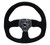 NRG Reinforced Steering Wheel (320mm Horizontal / 330mm Vertical) Suede w/Red Stitch