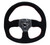 NRG Reinforced Steering Wheel (320mm Horizontal / 330mm Vertical) Suede w/Red Stitch