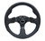 NRG Reinforced Steering Wheel (320mm) Black Leather w/Blue Stitching