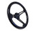 NRG Reinforced Steering Wheel (350mm / 3in. Deep) Black Multi Color Flake Wood w/ Black Matte Center