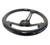 NRG Reinforced Steering Wheel (350mm / 3in. Deep) Black Multi Color Flake Wood w/ Black Matte Center