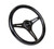 NRG Classic Wood Grain Steering Wheel (350mm) Black Sparkled Grip w/Black 3-Spoke Center