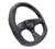 NRG Reinforced Steering Wheel (320mm Horizontal / 330mm Vertical) Leather w/Red Stitching