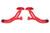 BMR Suspension 05-14 Ford Mustang Lower A-Arms - Red - Non-Adjustable