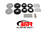 BMR 16-17 6th Gen Camaro Rear Cradle Lockout Bushing Kit - Black