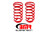 BMR 79-04 Fox Mustang Rear Lowering Springs - Red