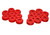 Energy Suspension Fd Bronco Body Mount Set - Red 4.4101R