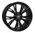 Enkei ONX 17x7.5 45mm Offset 5x100 Bolt Pattern 72.6 Bore Dia Black Wheel