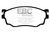 EBC 03-04 Mazda Protege 2.0 Turbo (Mazdaspeed) Redstuff Front Brake Pads