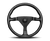 Momo Montecarlo Steering Wheel 320 mm - Black Leather/Black Stitch/Black Spokes