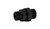 Vibrant -10AN to -8AN ORB Male to Male Union Adapter - Anodized Black