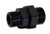 Vibrant -10AN to -8AN ORB Male to Male Union Adapter - Anodized Black