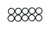 Vibrant -6AN Rubber O-Rings - Pack of 10