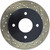 StopTech Nissan 81 280ZX SportStop Slotted & Drilled Left Rear Rotor