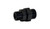 Vibrant -8AN to -6AN ORB Male to Male Union Adapter - Anodized Black