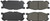 StopTech Street Touring 01-05 Miata w/ Sport Suspension Rear Brake Pads D891