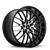 Konig Lace 17x8 5x112 ET35 Black/Machine Spoke