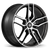 Konig Intention 16x7.5 5x100 ET45 Gloss Black / Machine Face