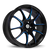Konig Illusion 17x7 5x114.3 ET40 Black/Ball Cut Blue