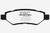 EBC 08-13 Cadillac CTS 3.0 Redstuff Rear Brake Pads