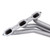 BBK 05-10 Dodge Challenger V6 Long Tube Exhaust Headers And Y Pipe And Converters - 1-5/8 Chrome