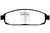 EBC 05-10 Jeep Commander 3.7 Greenstuff Front Brake Pads