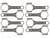 Manley SB Chevy Sportsmaster Steel Connecting Rods I-Beam 5.7in Length - Set of 8
