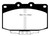 EBC 86-89 Mazda RX7 2.4 (1.3 Rotary)(Vented Rear Rotors) Yellowstuff Front Brake Pads