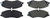 StopTech Street Brake Pads - Rear 308.14790
