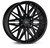 Vossen HF6-5 24x10 / 6x139.7 / ET25 / Deep Face / 106.1 - Satin Black