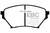 EBC 01-03 Mazda Miata MX5 1.8 (Sports Suspension) Greenstuff Front Brake Pads