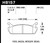 Hawk 91-96 Ford Escort / 90-93 Mazda Miata / 90-94 Protege / 91-96 Mer Tr DTC-30 Race Rear Brake Pad