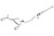 Borla 09-15 Mitsubishi Lancer Ralliart 2.0L 4cyl MT 6spd AWD Catback Exhaust