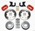Wilwood Forged Dynalite P/S Rear Kit Red Mopar-Dana 2.72in Offset