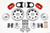 Wilwood Forged Dynalite Front Kit 12.19in Drilled Red 37-48 Ford Psgr. Car Spindle