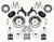 Wilwood Forged Dynalite Front Kit 11.00in Drilled 65-68 Chevy Impala -Drum Spindle