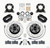 Wilwood Forged Dynalite-M Front Kit 11.30in 1 PC Rotor&Hub-Drill 70-73 Mustang Disc & Drum Spindle