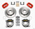 Wilwood Forged Dynalite P/S Park Brake Kit Red Big Ford 2.36in Offset Currie Blank