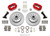 Wilwood Forged Dynalite Front Kit 11.03in 1 PC Rotor&Hub - Red 74-80 Pinto Disc Spindle only