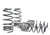 H&R 98-10 Volkswagen Beetle TDI Sport Spring