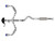 aFe 23-24 Toyota GR Corolla L3 1.6L (t) Gemini XV 3in to 2-1/2in Cat Back Exhaust w/ Blue Flame Tips
