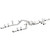 MagnaFlow Stainless Cat-Back Exhaust 2015 Chevy Silverado 2500HD 6.0L Dual Split Rear Exit 4in