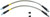 StopTech 87-91 BMW M3 / 89-4/91 325/328 Series (E30/E36) Front Stainless Steel Brake Line Kit