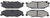 StopTech Performance 04-08 Cadillac XLR/XLR-V / 97-10 Chevrolet Corvette Rear Brake Pads