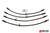 AMS Performance 08-15 Mitsubishi EVO X Stainless Steel Brake Lines (4 Lines)