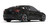 Rally Armor 24-25 Tesla Model 3 Highland Black UR Mud Flap White Logo
