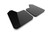 Rally Armor Universal UR Black Mud Flap w/ Metallic Black Logo - Pair