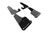 Rally Armor 18-22 Jeep Grand Cherokee SRT Trackhawk Black UR Mud Flap - White Logo